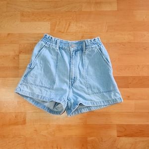 Levi Paper Bag Jean Shorts